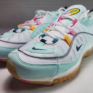 Nike Women's Air Max 98 “Teal Tint” White Blue Gum